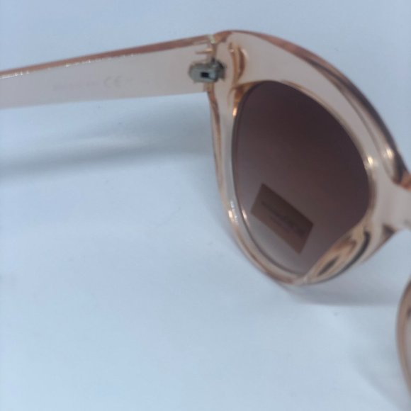 BCBGeneration Square Cat Eye Sunglasses in Blush Crystal - Picture 4 of 11